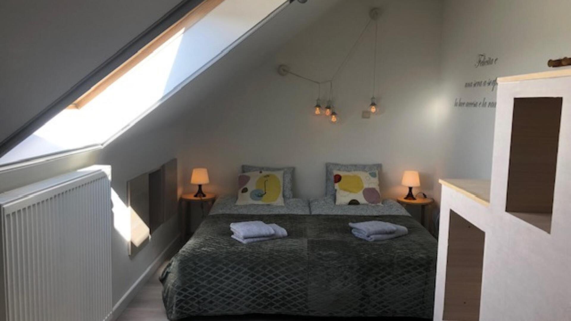 Huisje Felicità - Slaapkamer 4a: 2 éénpersoonsbedden