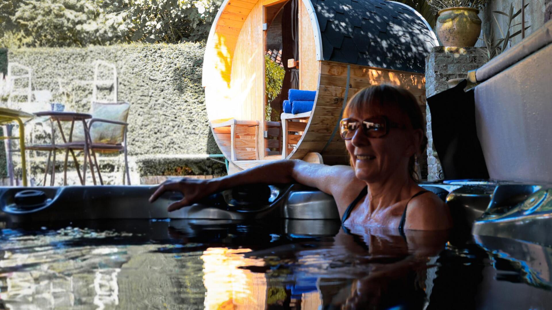 Sint-Pieter19@Lo-Ghis B&B - jacuzzi sauna