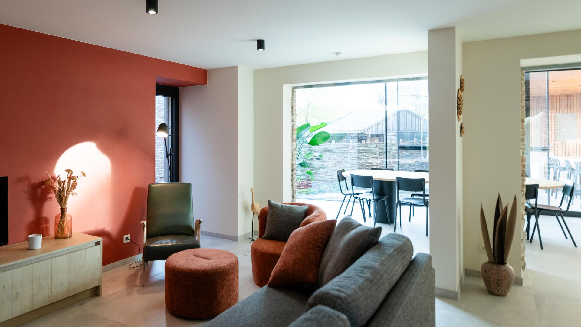 Vakantiehuis Remersdaal - living en veranda