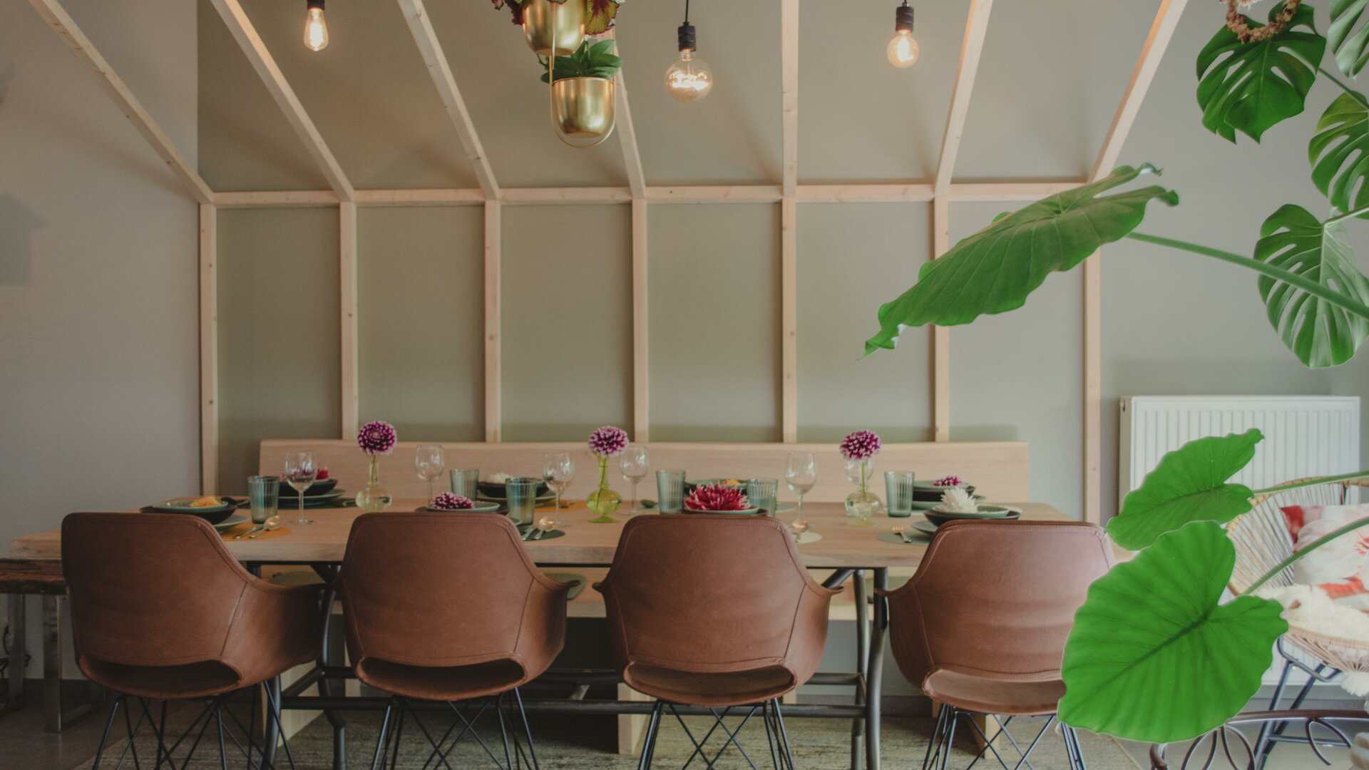 Vakantiewoning "De Pluktuin" - eetruimte