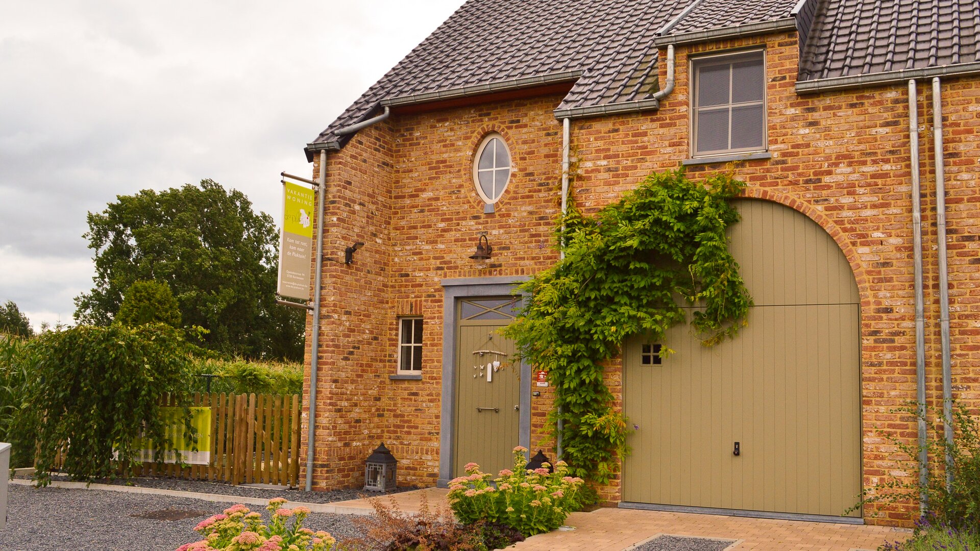 Vakantiewoning "De Pluktuin" - Voorkant woning