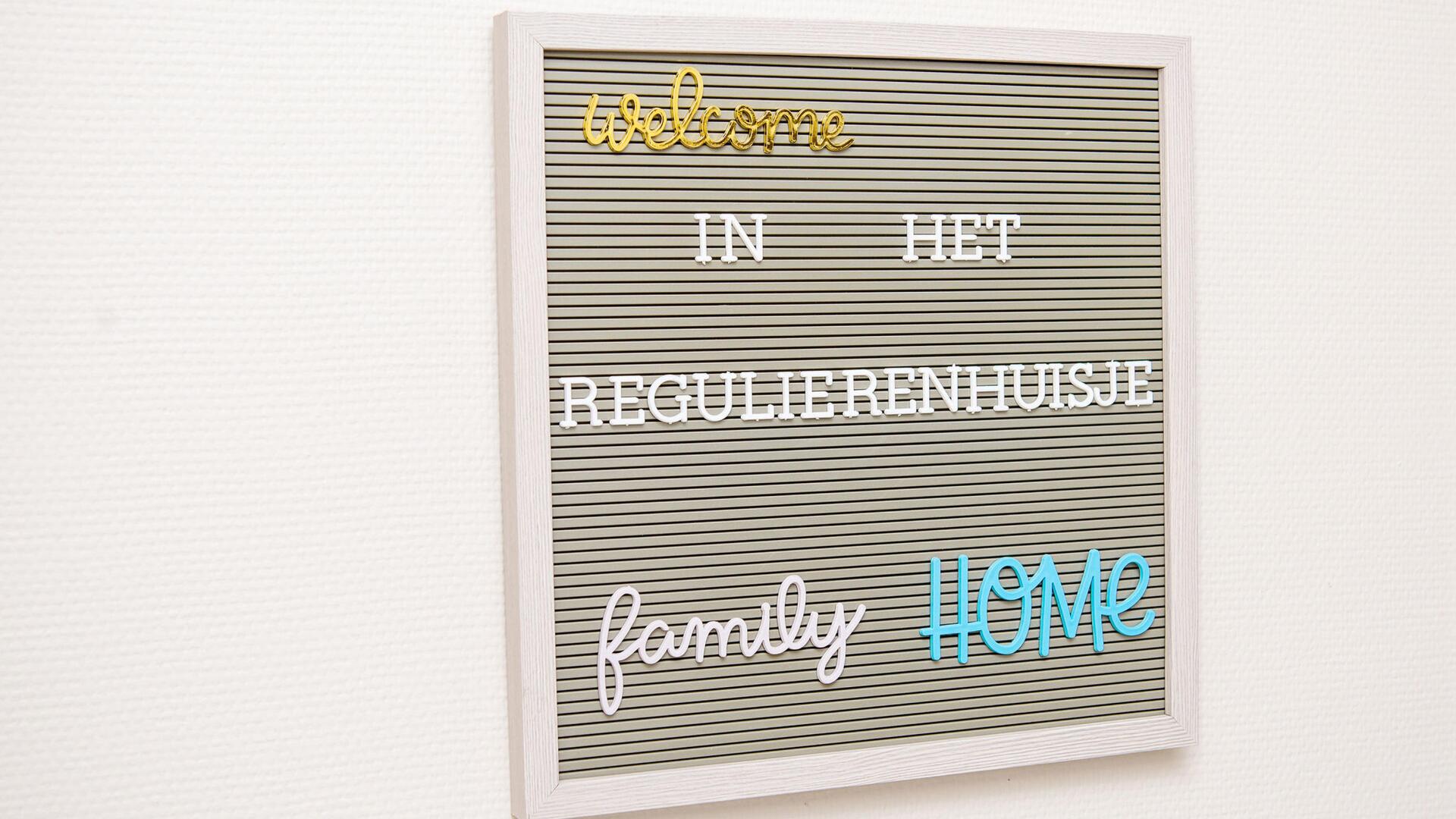 't Regulierenhuisje - welkom