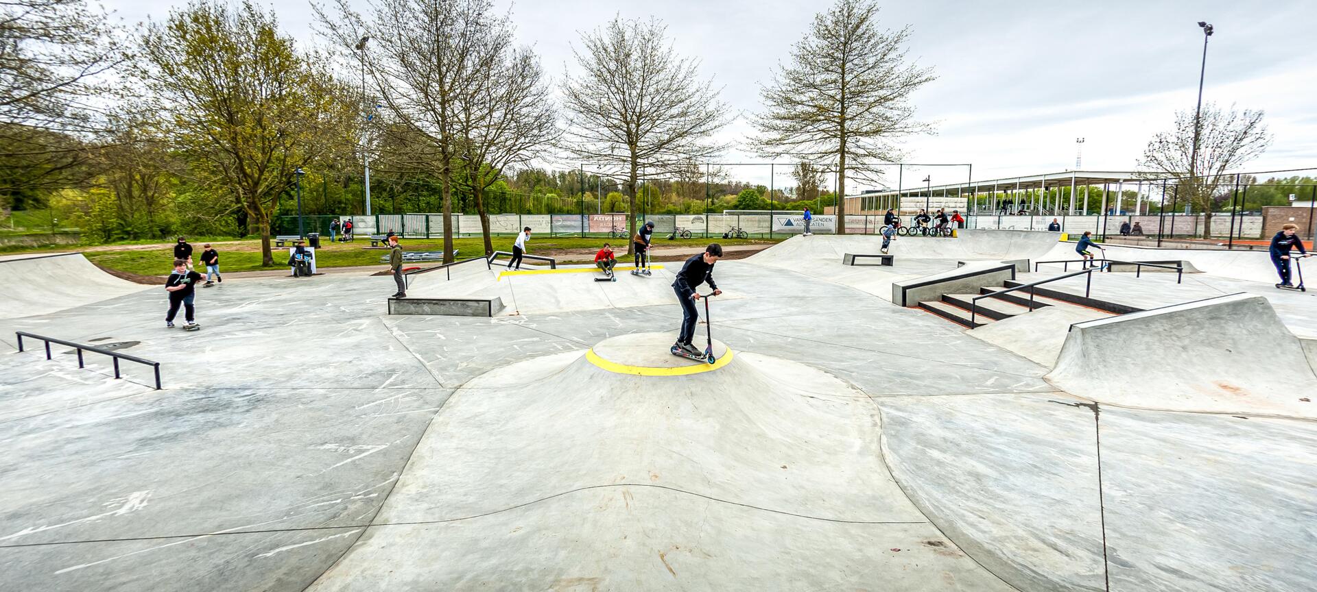 Skatepark Bilzen-Hoeselt - Skatepark overzicht