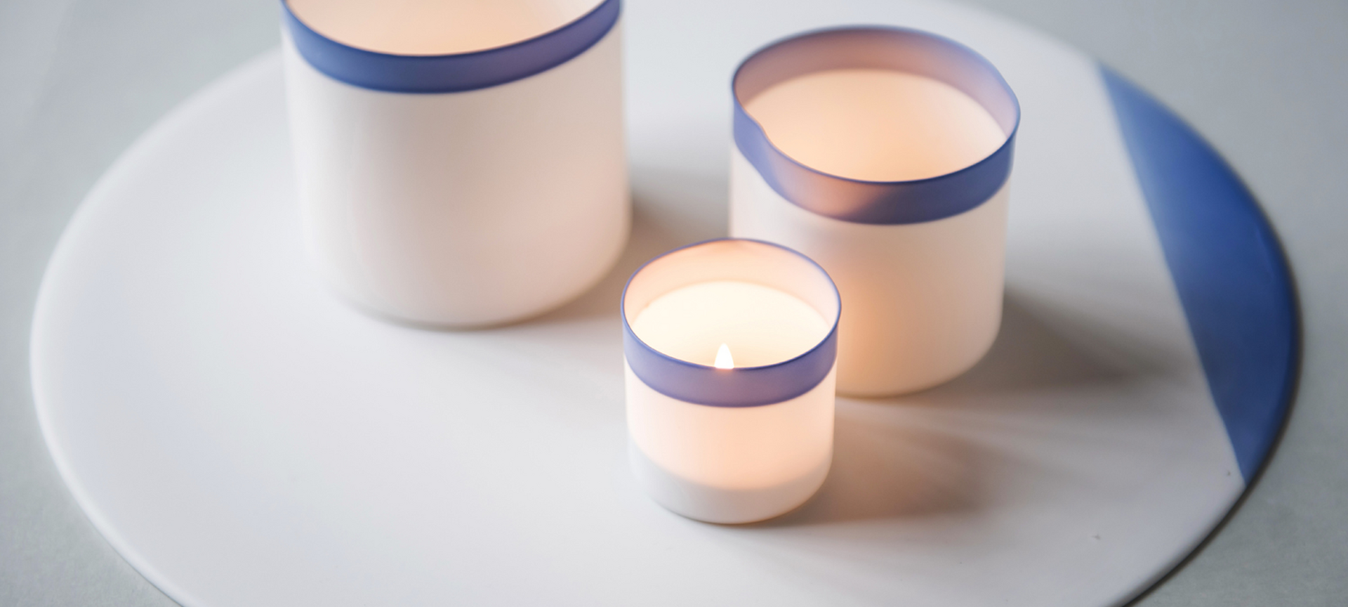 Studio Pieter Stockmans - Biscuit placemat and windlights