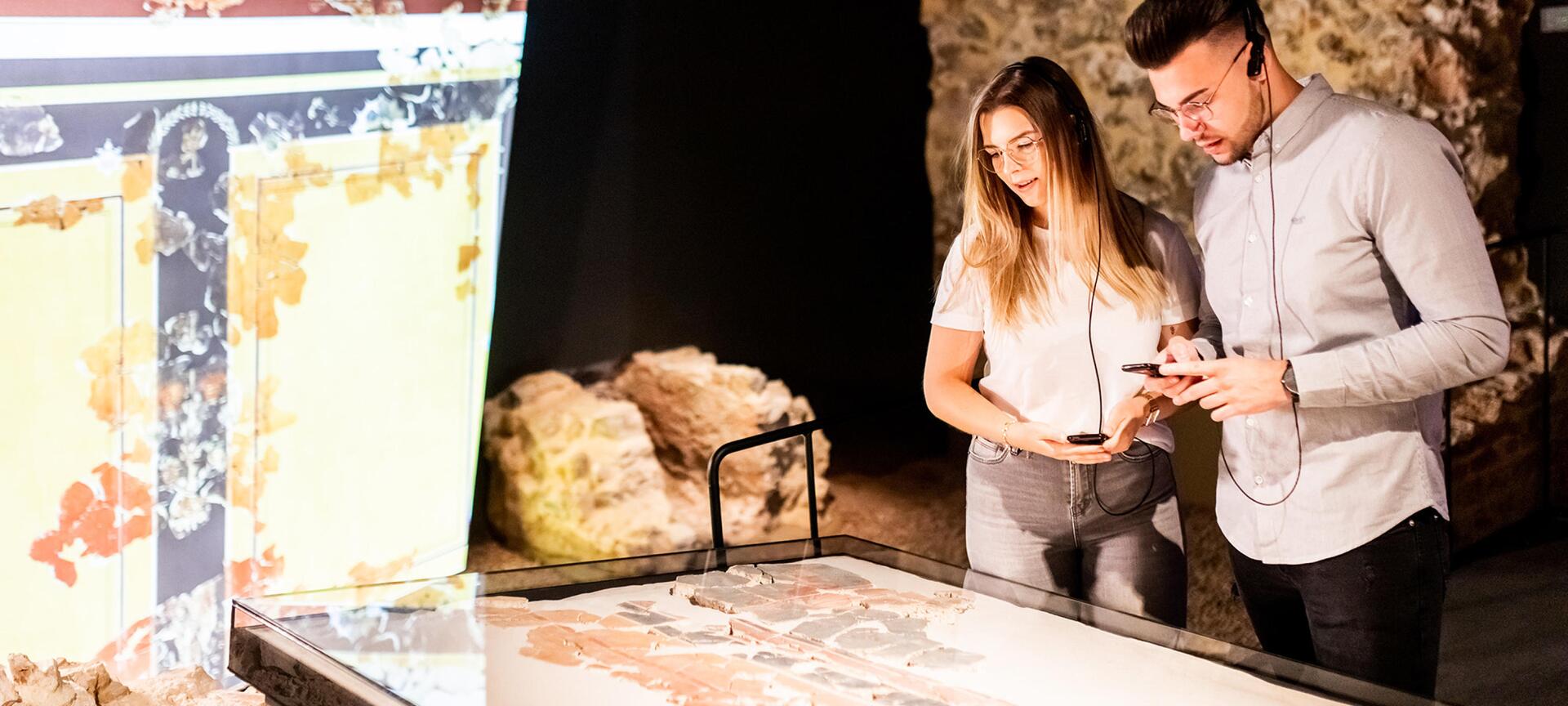 TESEUM: archeologische site - Multimediaparcours archeologische site Teseum